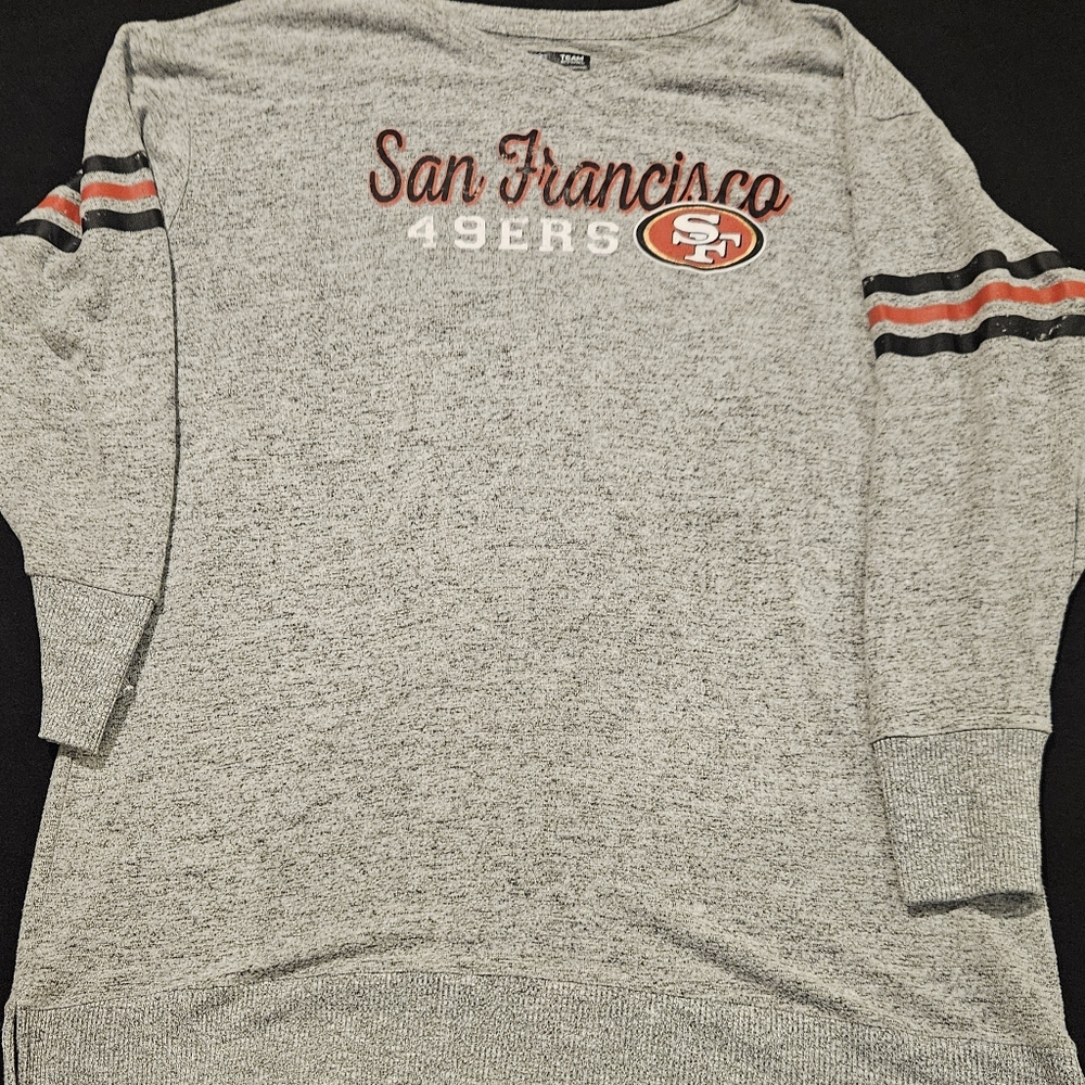 San Francisco 49ers Womens Grey Tunic 3XL